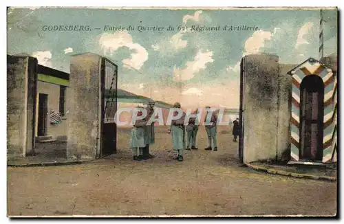 Cartes postales Godesberg Entree Du Quartier Du Regiment d&#39Artillerie Militaria