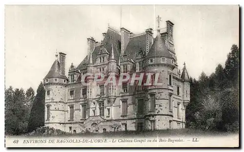 Ansichtskarte AK Bagnoles De L&#39Orne Le Chateau Goupil ou du Bois Bagnoles