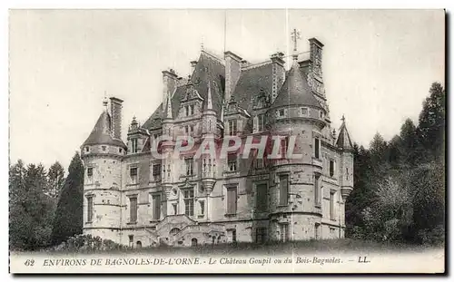 Cartes postales Bagnoles De L'Orne Le Chateau Goupil ou du Bois Bagnoles