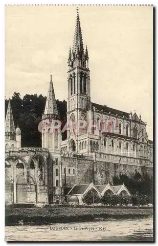 Cartes postales Lourdes La Basilique