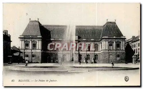 Cartes postales Rennes Le Palais de Justice