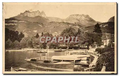 Ansichtskarte AK Annecy et Son lac Dominant le Port de Tallieres les Dents de Lanfon