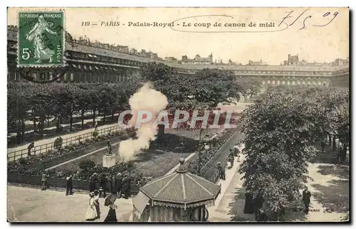 Ansichtskarte AK Paris Palais Royal Le Coup de Canon de Midi