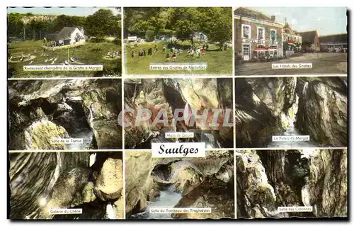 Cartes postales Saulges Salle Du Tombeau Des Troglodytes