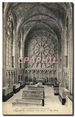 Cartes postales Saint Germain En Laye Chapelle Du Chateau Cote Ouest