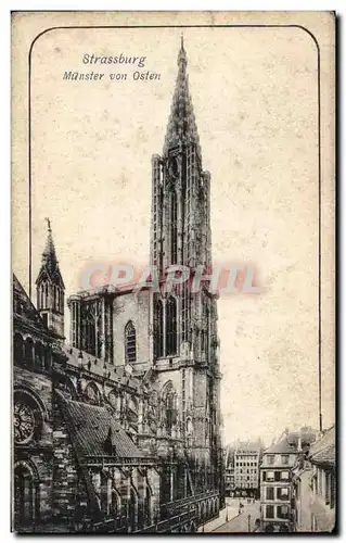 Cartes postales Strassburg Munster Von Ostern