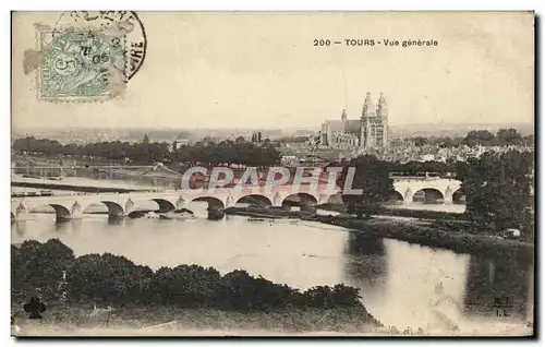 Cartes postales Tours Vue Generale