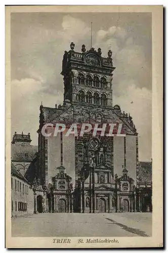 Cartes postales Trier St Matthiaskirche