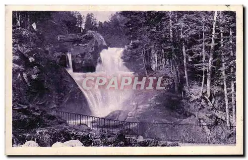 Ansichtskarte AK Les Beaux Paysages de France Les Pyrenees Cauterets Cascade du Cerisey