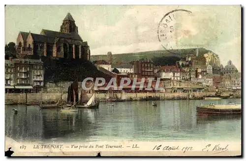 Cartes postales Le Treport Vue Prise du Pont Tournant