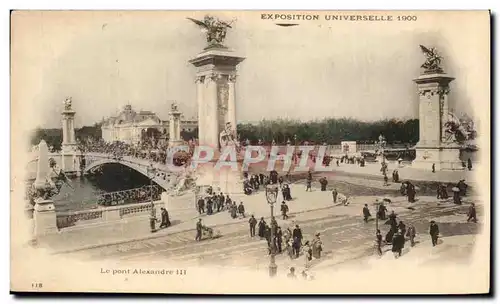 Cartes postales Le Pont Alexandre III PAris