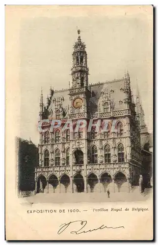 Cartes postales Pavillon Royal de Belgique Paris Exposition 1900