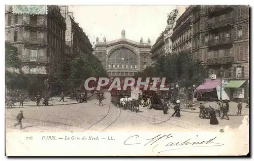 Cartes postales Paris La Gare du Nord