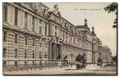 Cartes postales Pairs Le Louvre