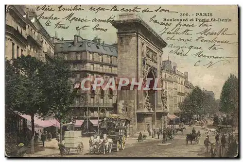 Cartes postales Pairs Boulevard et Porte St Danis