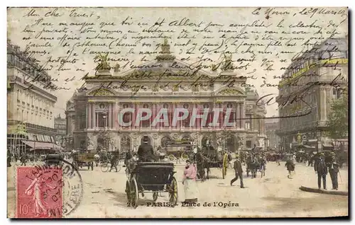 Cartes postales Paris Place de l&#39Opera