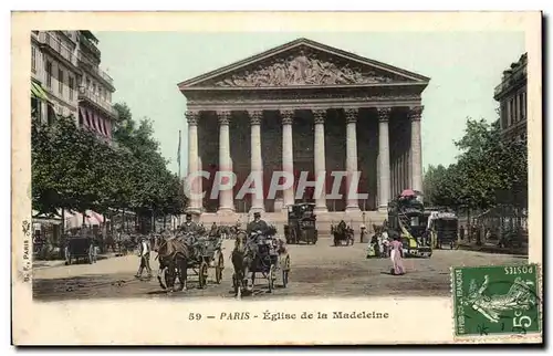 Cartes postales Paris Eglise de la Madeleine