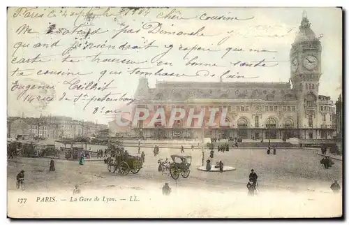 Cartes postales Paris La Gare de Lyon