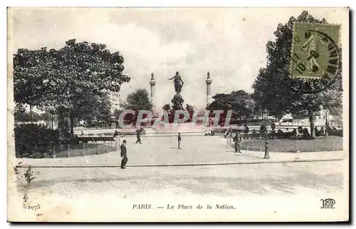 Ansichtskarte AK Paris La Place de la Nation