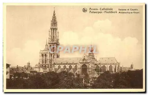 Ansichtskarte AK Anvers Cathedrale Vaisseau et Coupole Antwerpen Hoofdkerk