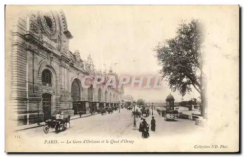 Cartes postales Paris La Gare d&#39Orleans et le Quai d&#39Orsay