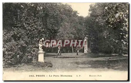 Cartes postales Paris Le Parc Monceau