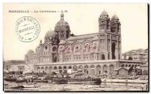 Cartes postales Marseille La Cathedrale