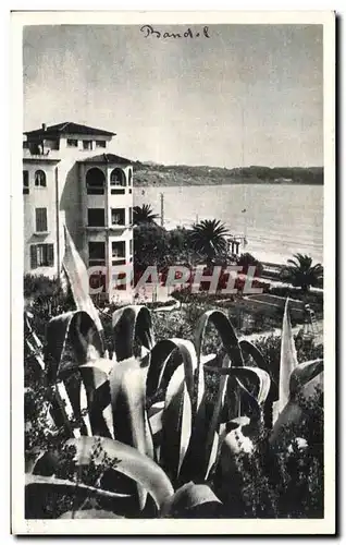 Cartes postales Bandol Grand Hotel Et Hotel Des Bains Coin Du Parc