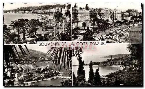 Cartes postales Souvenir De La Cote d&#39Azur