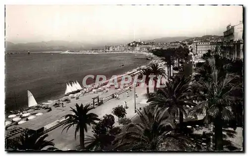 Cartes postales La Cote d&#39Azur Cannes La Croisette Et Le Suquet