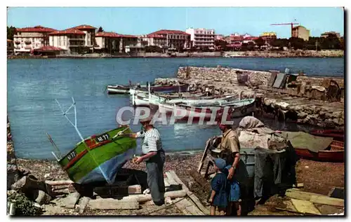 Cartes postales moderne Les Sites Merveilleux De La Cote D&#39Azur Un coin pittoresque d&#39un petit port de peche Bate