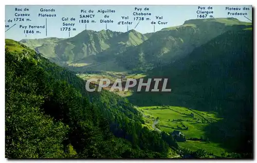 Cartes postales L'Auvergne Massif du Mont Dore Sancy
