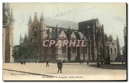 Cartes postales Bordeaux L&#39Eglise Saint Michel