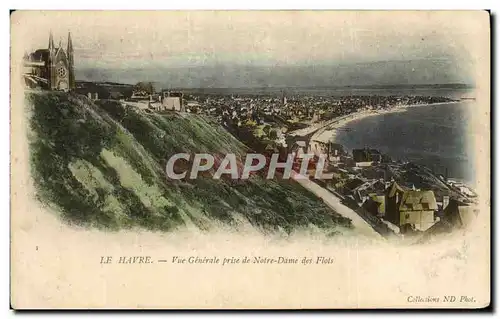 Cartes postales Le Havre Vue Generale Prise de Notre Dame des Flots