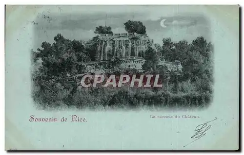 Cartes postales Souvenir de Nice La Cascade du Chateau