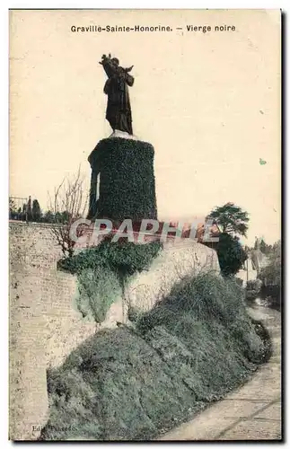 Ansichtskarte AK Graville Sainte Honorine vierge Noire