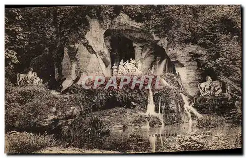 Cartes postales Versailles Grandes Eaux Grottes d&#39Apollon