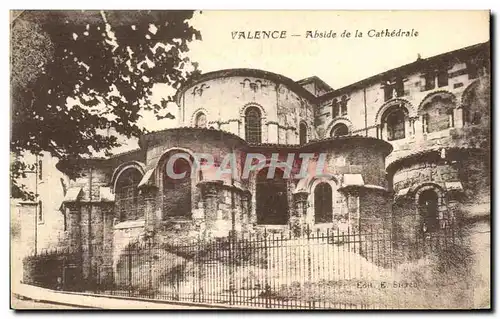 Cartes postales Valence Abside de la Cathedrale