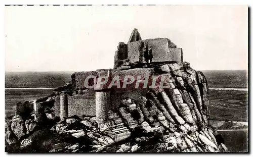Cartes postales Valence Ruines de Crussol Vieux Chateau Feodal Campe Sur le Roc Comme un nid d&#39Aigle