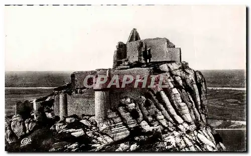 Cartes postales Valence Ruines de Crussol Vieux Chateau Feodal Campe Sur le Roc Comme un nid d'Aigle