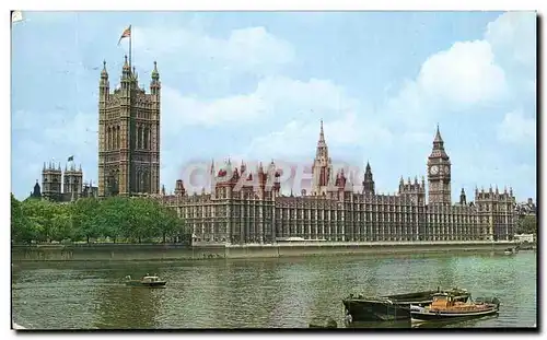 Cartes postales Houses of Parliament London The Buildings were completed about a century ago and incorporate a p