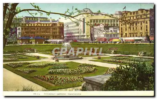 Cartes postales Piccadilly Gardens Manchester