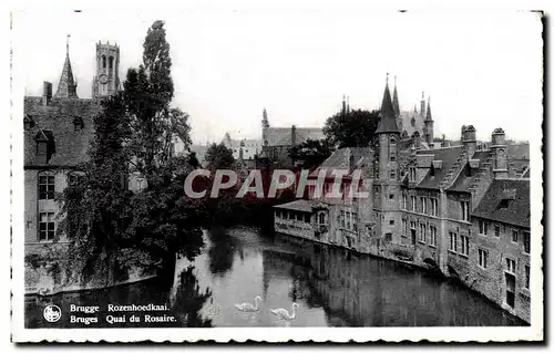 Cartes postales Brugge Rozenhoedkaai Bruges Quai du Rosaire