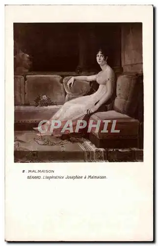 Ansichtskarte AK Mal mison Gerard L&#39Imperatrice Josephine a Malmaison Napoleon 1er