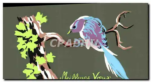 Cartes postales moderne Meilleurs Voeux Oiseau
