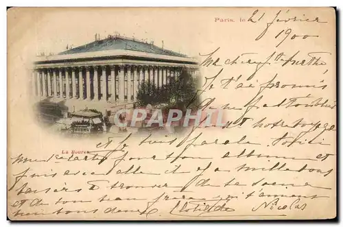 Cartes postales Paris La Bourse