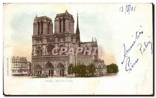 Cartes postales Paris Notre Dame