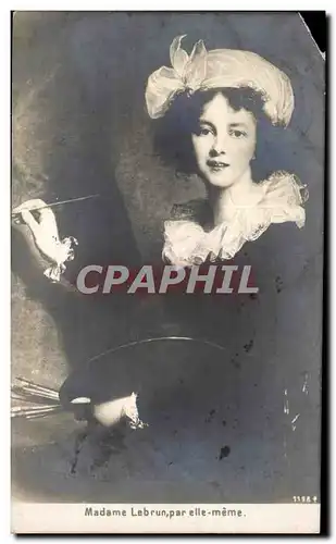 Cartes postales Madame Lebrun par elle meme