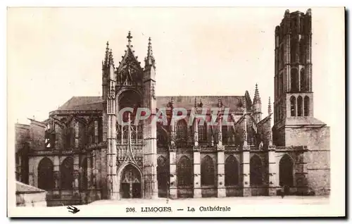 Cartes postales Limoges La Cathedrale