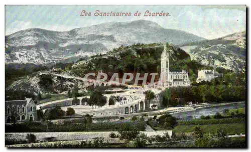 Cartes postales Les Sanctuaires de Lourdes